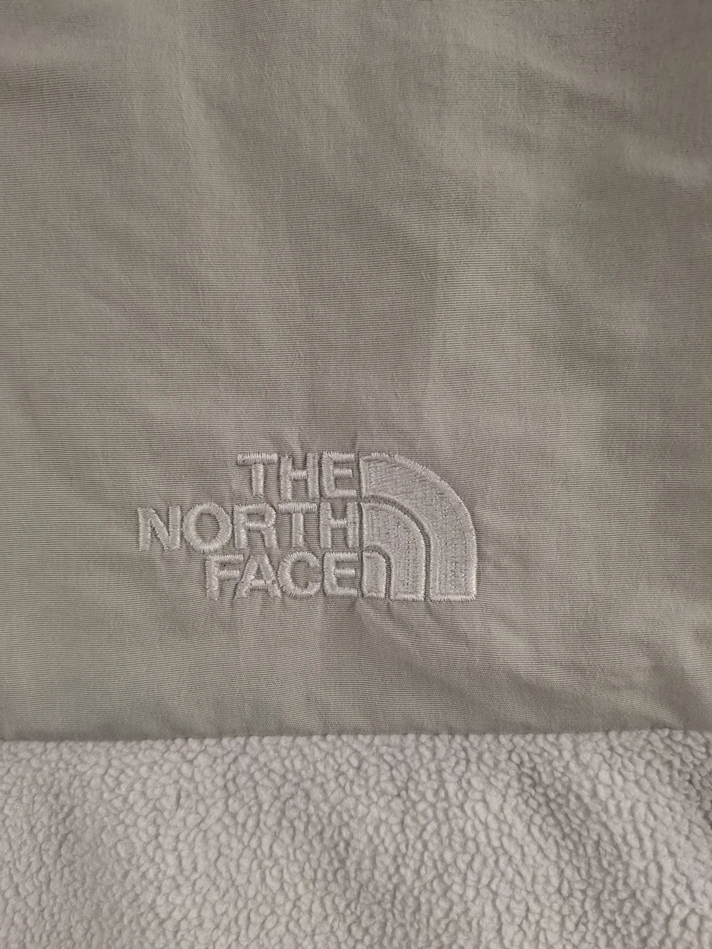 The North Face Light Gray Fleece Jacket